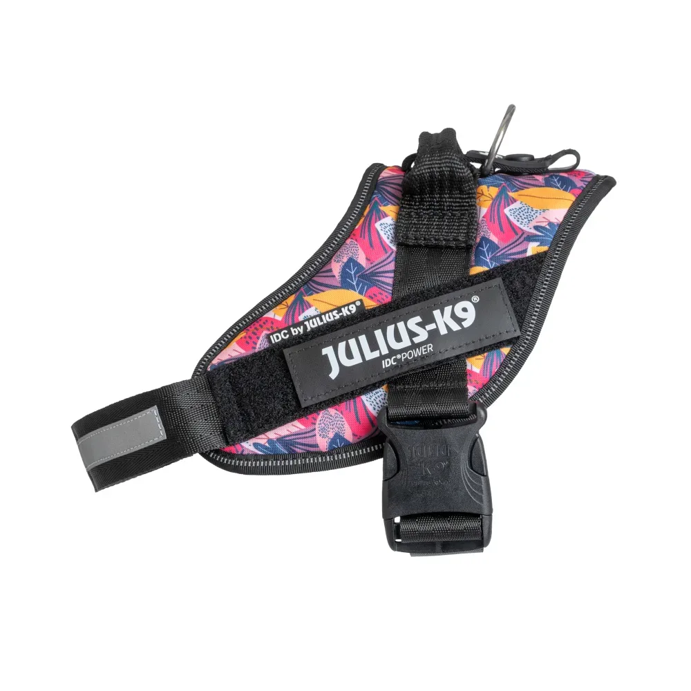 Limited Edition Julius-K9 IDC® Powerharness, Leaf 2 - Grösse M/0: Brustumfang 58 - 76 cm