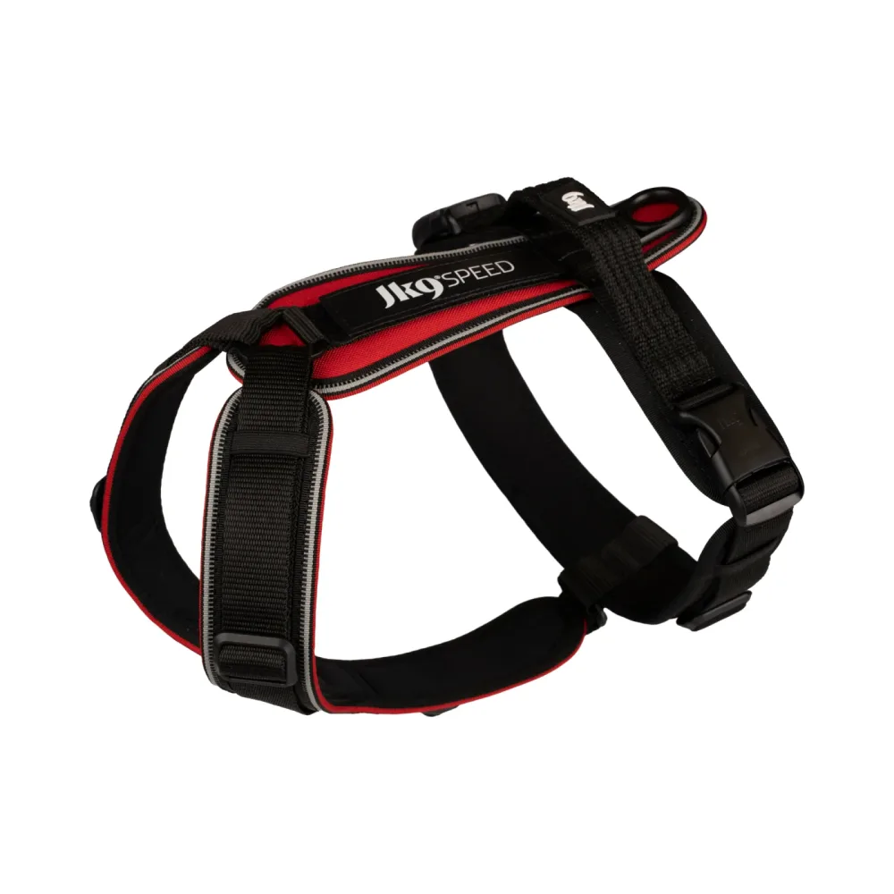 Julius-K9 Speed Hundegeschirr, rot - Grösse M: Brustumfang 53 - 74 cm