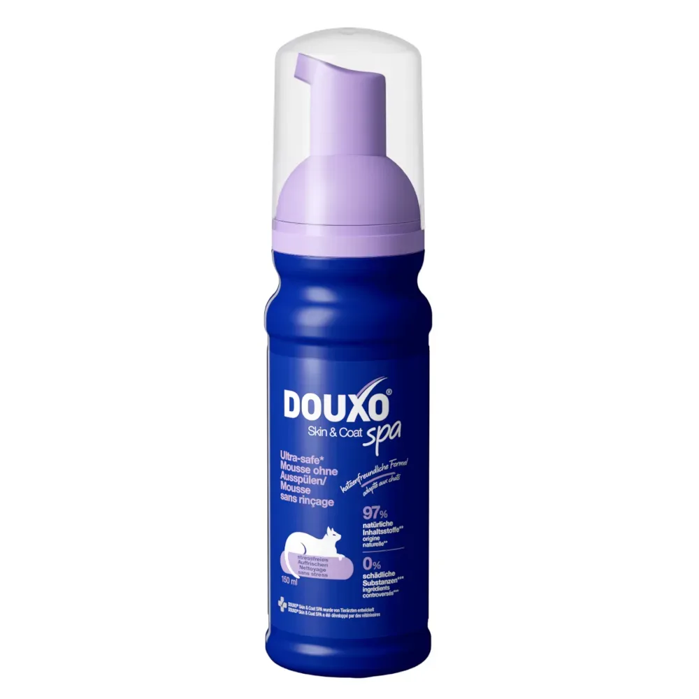 DOUXO Spa Haut & Fell Trockenshampoo für Katzen - 150 ml