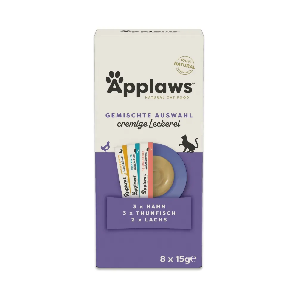 Sparpaket Applaws Cremige Leckerei 16 x 15 g - Thunfisch