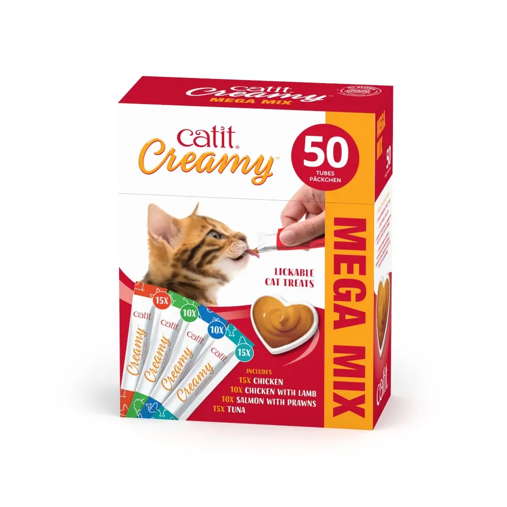 Catit Creamy 50 x 10 g - Mix (4 Sorten)