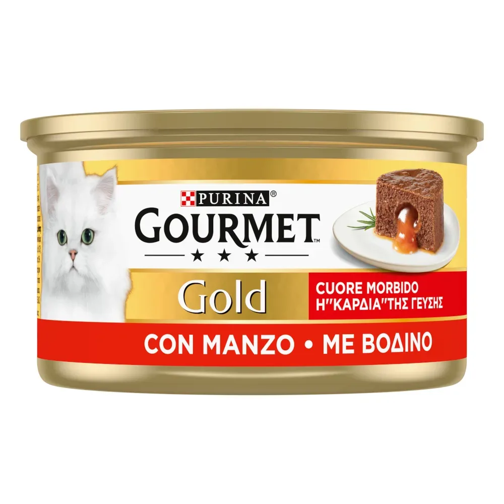 Gourmet Gold Schmelzender Kern 24 x 85 g - Rind