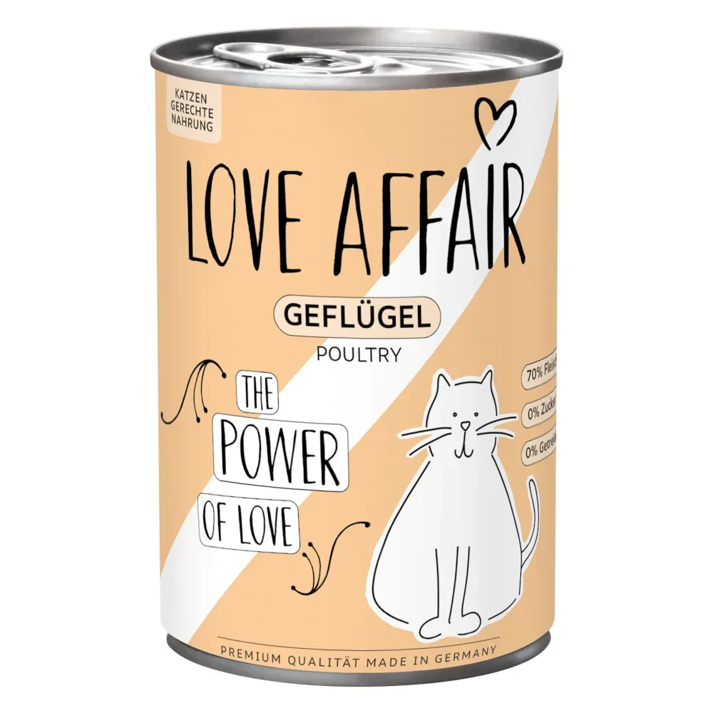 Hardys LOVE AFFAIR 6 x 400 g - Geflügel