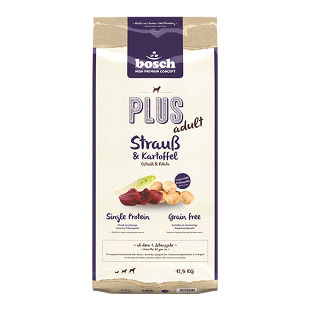 bosch Plus Strauß & Kartoffel 12.5 kg