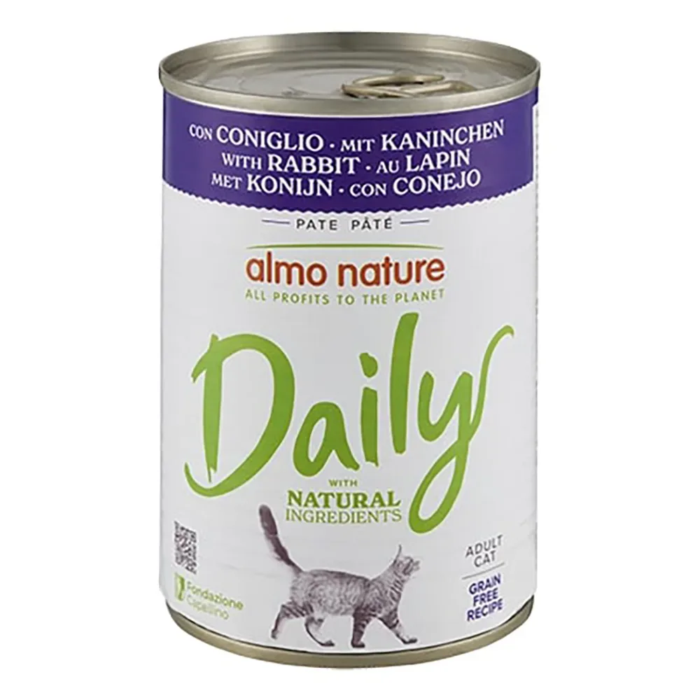 Sparpaket Almo Nature Daily Menu 12 x 400 g - Kaninchen