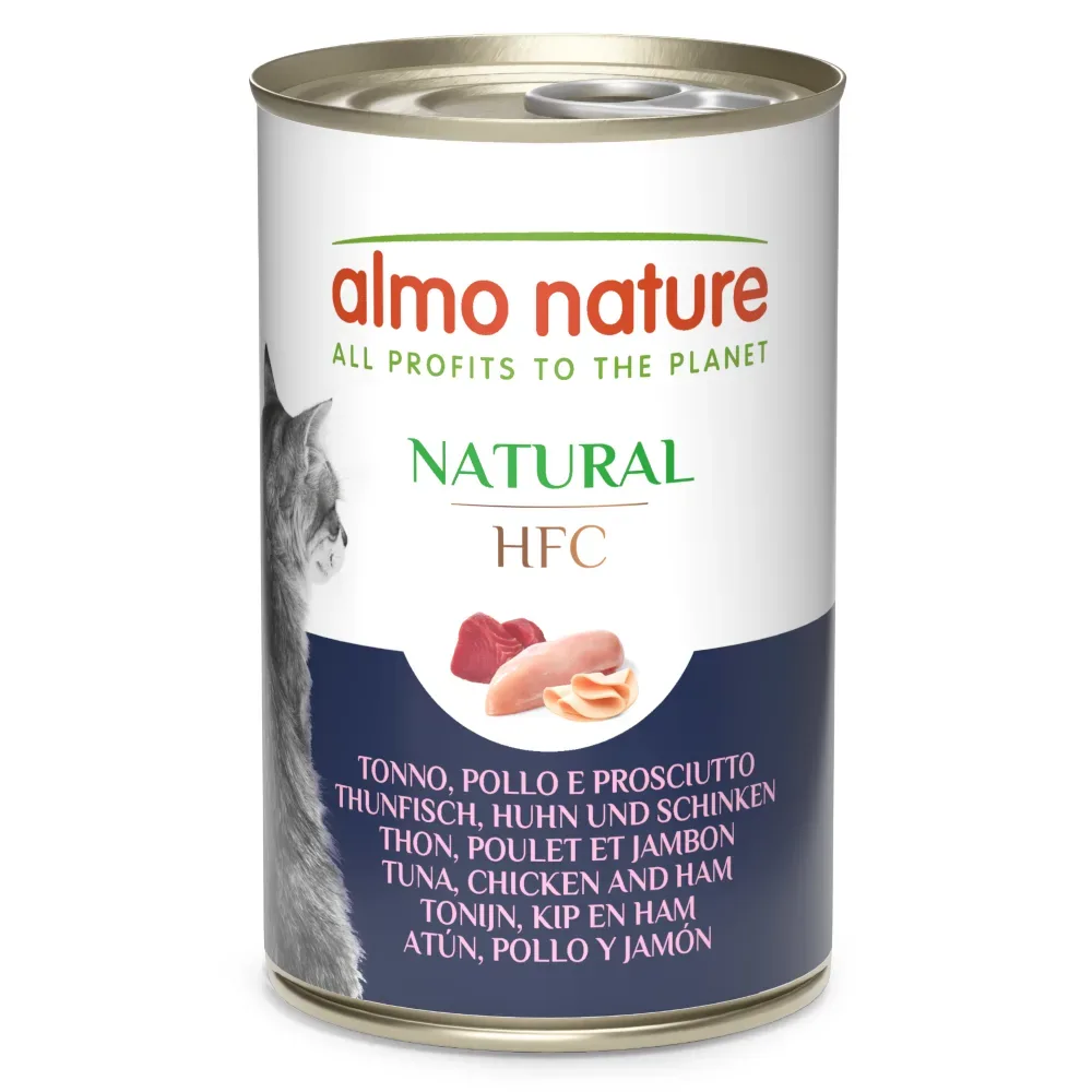 Almo Nature HFC Natural 6 x 140 g - Thunfisch, Huhn & Schinken