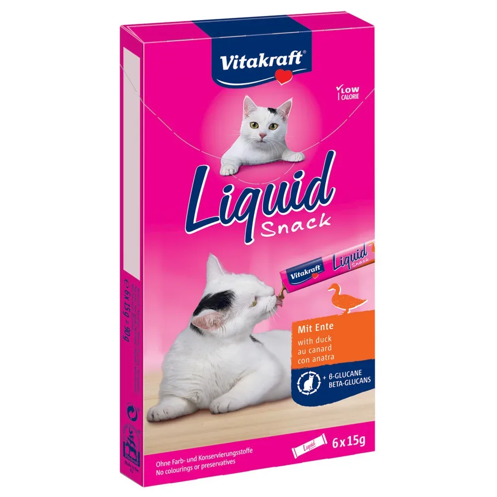 Vitakraft Liquid Katzensnack Ente 6 Stück