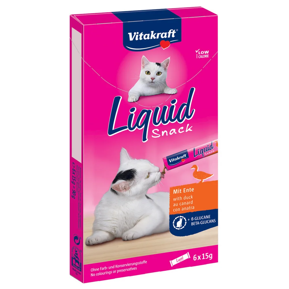 Vitakraft Liquid Katzensnack Ente 6 Stück