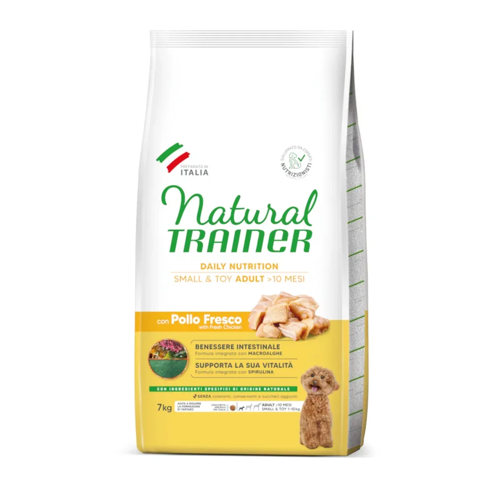 Sparpaket 2 x 7 kg / 3 x 2 kg Trainer Natural Mini - Huhn, Reis und Aloe vera  (2 x 7 kg)