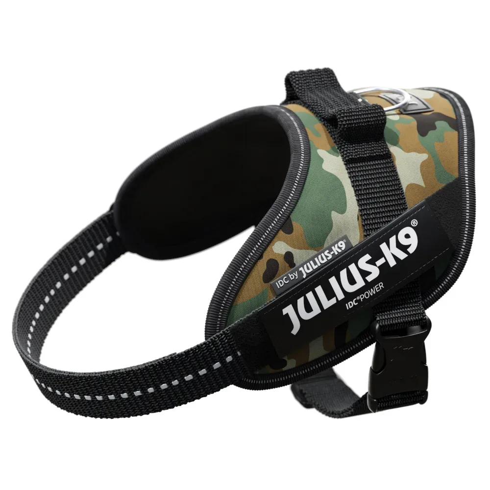 JULIUS-K9 IDC®-Powergeschirr - camouflage - Grösse S: Brustumfang 49 - 67 cm