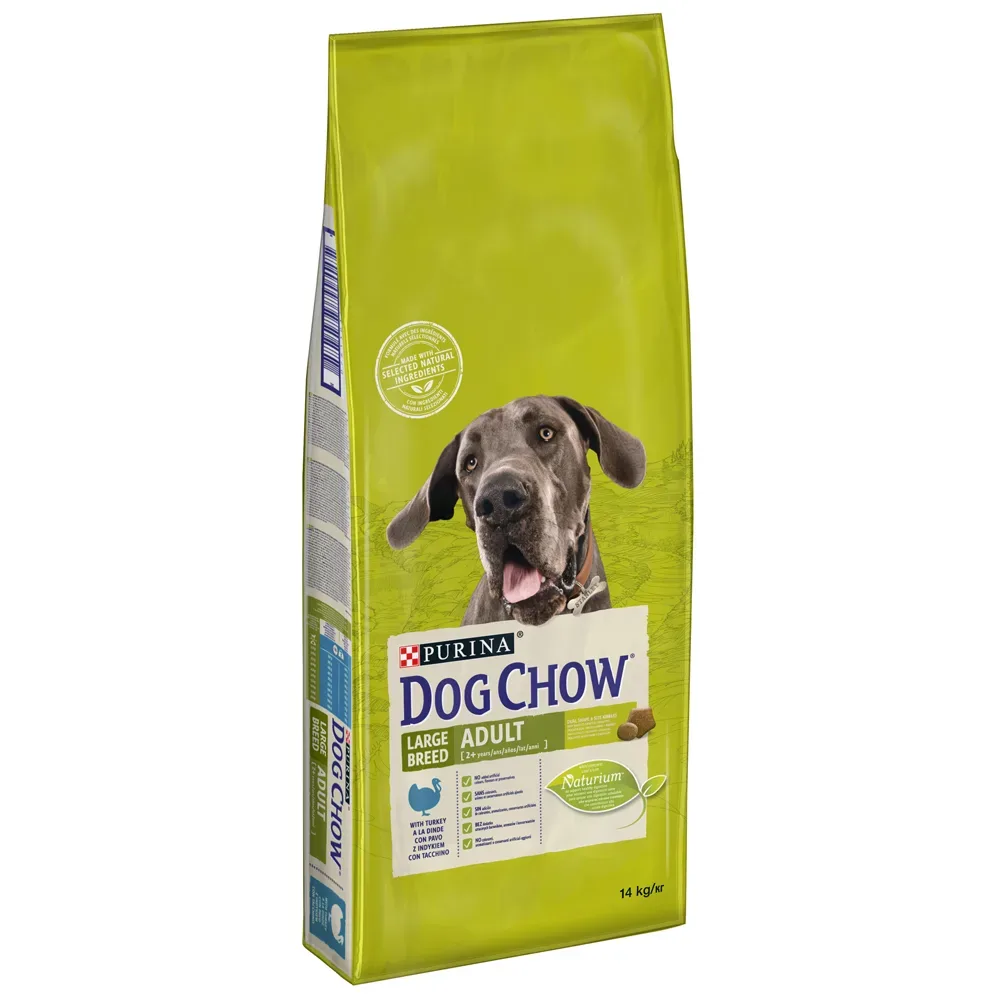 PURINA Dog Chow Large Breed Truthahn - 14 kg