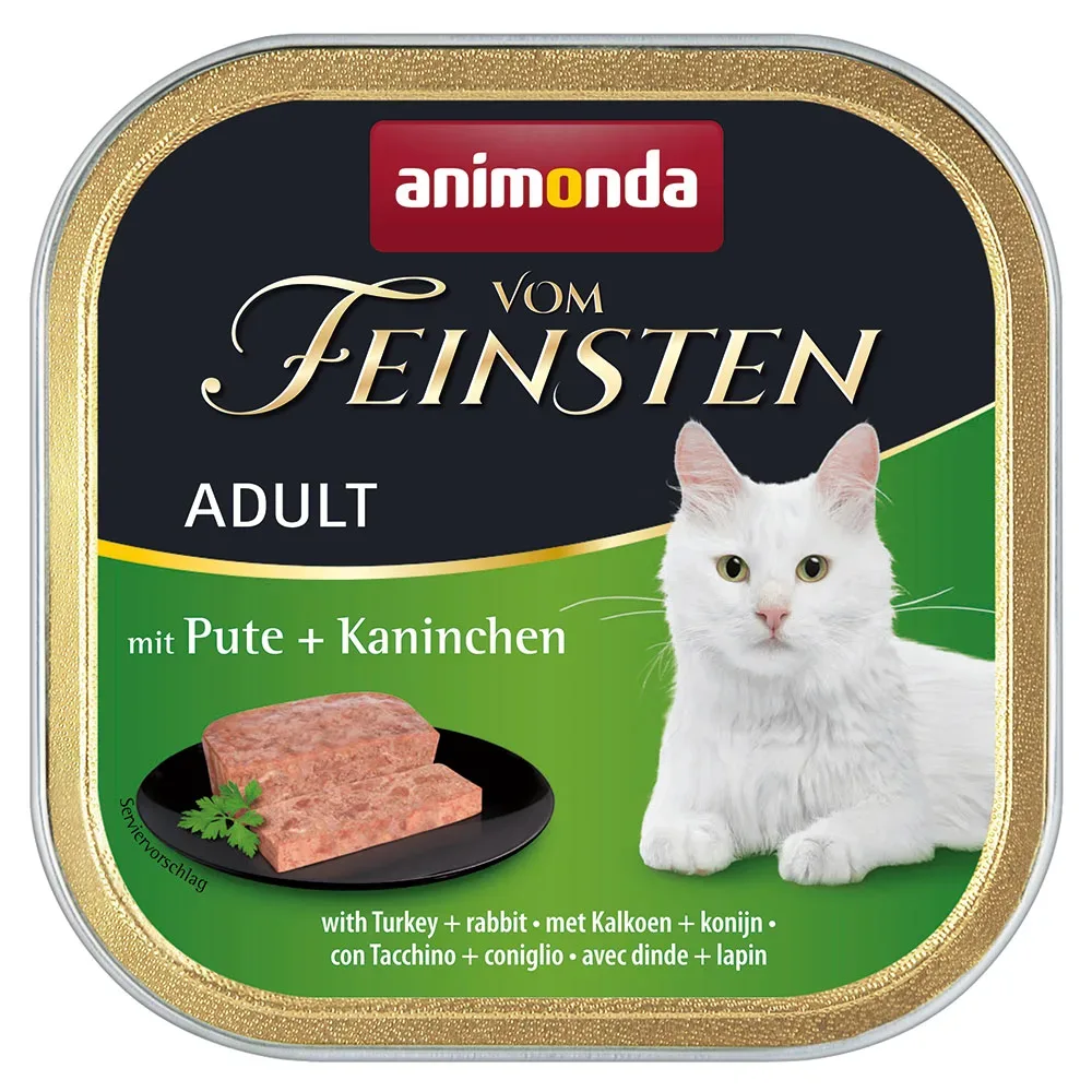 animonda vom Feinsten Adult 6 x 100 g - Pute & Kaninchen