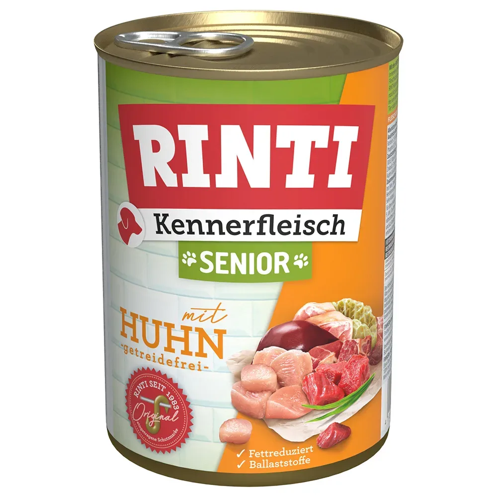 RINTI Kennerfleisch Senior - 6 x 800 g Rind