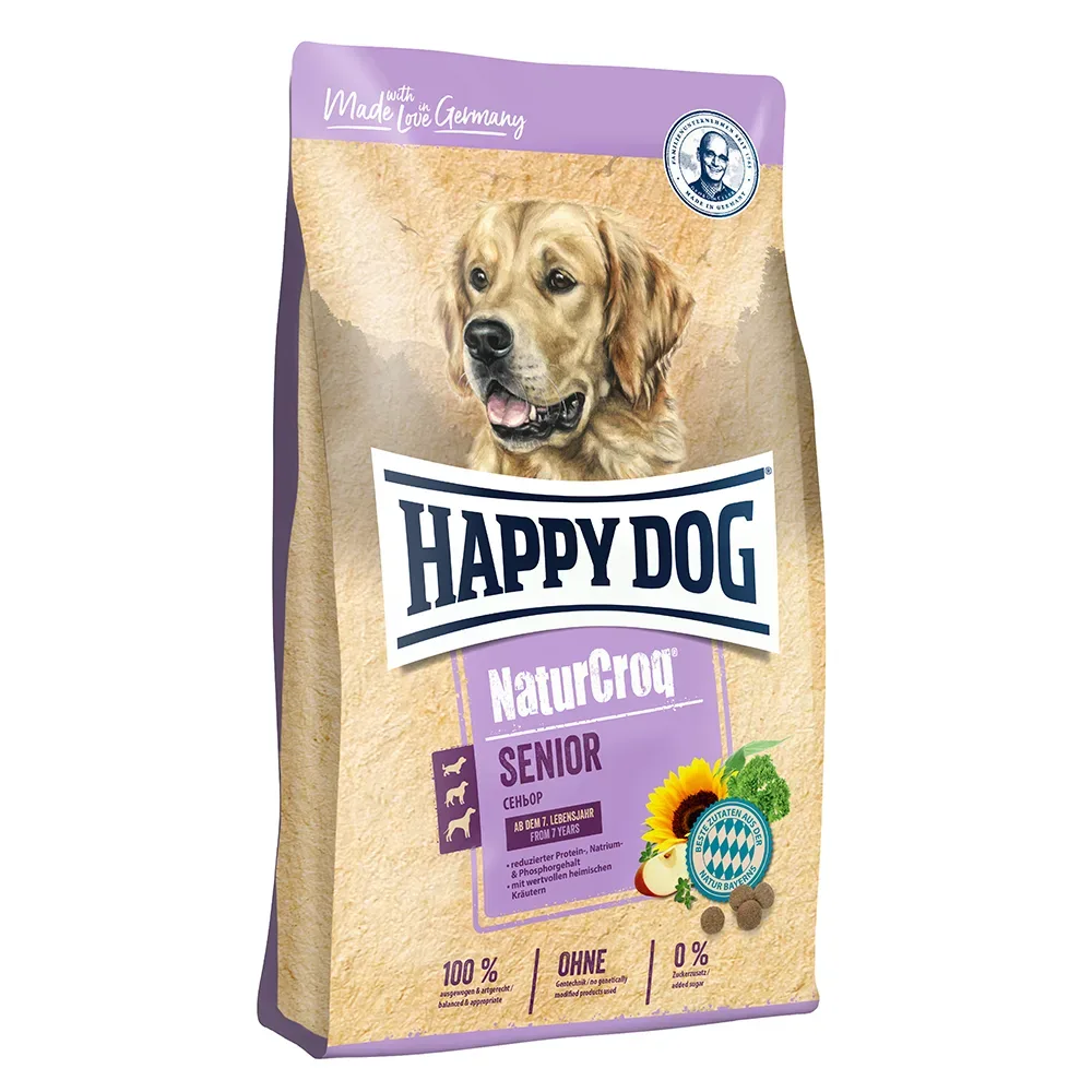 HAPPY DOG NaturCroq Trockenfutter Hund Senior 15 kg