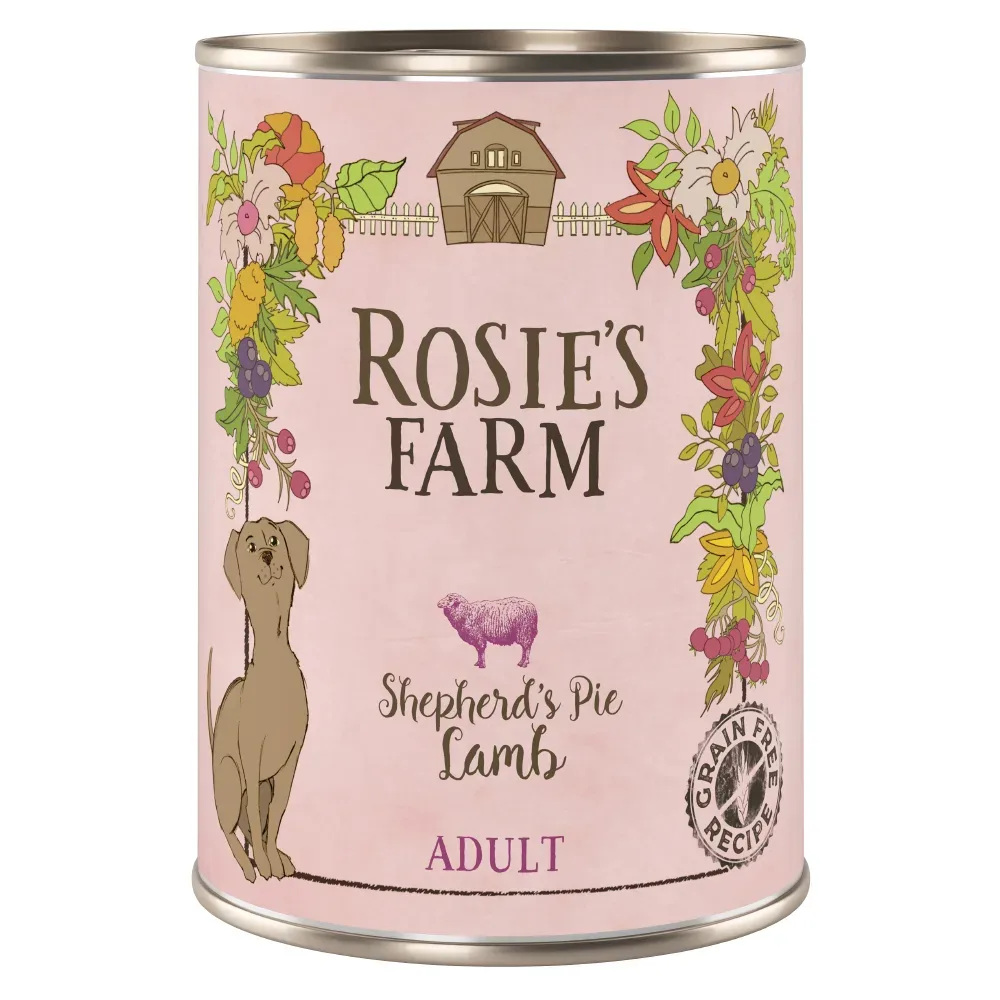Sparpaket Rosie's Farm Adult 24 x 400 g - Lamm