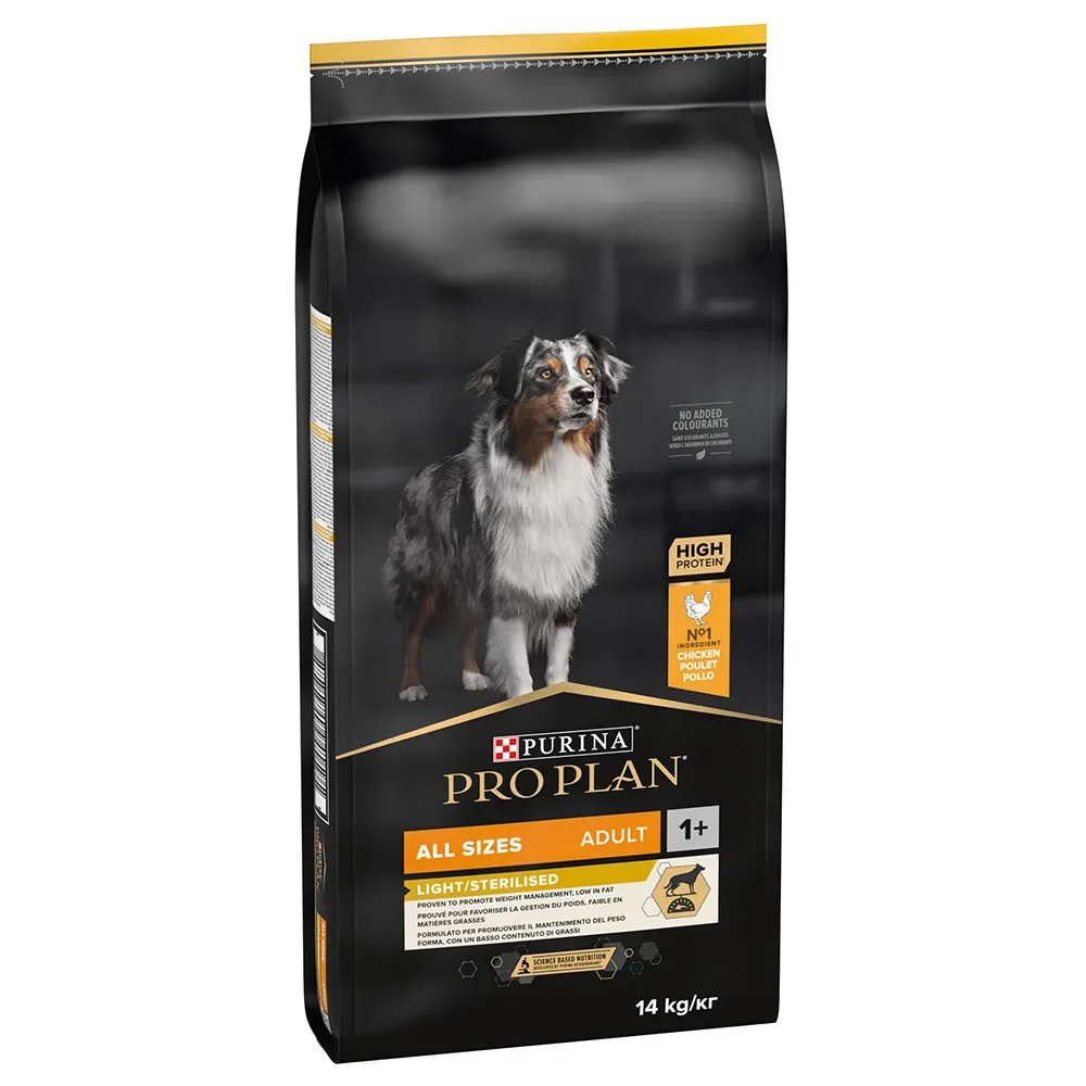 PRO PLAN All Sizes Adult Light/ Sterilised mit Huhn 14 kg