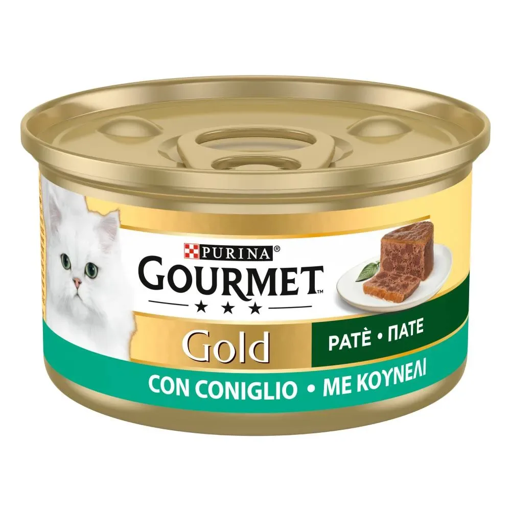 Zum Sonderpreis! 2 x Gourmet Gold  - Feine Pastete: Kaninchen (2 x 24 x 85 g)