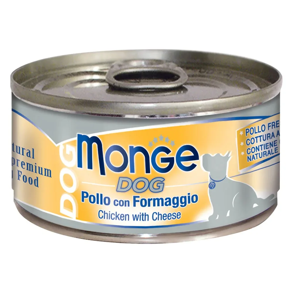 Monge Natural 1 x 95 g - Huhn mit Käse