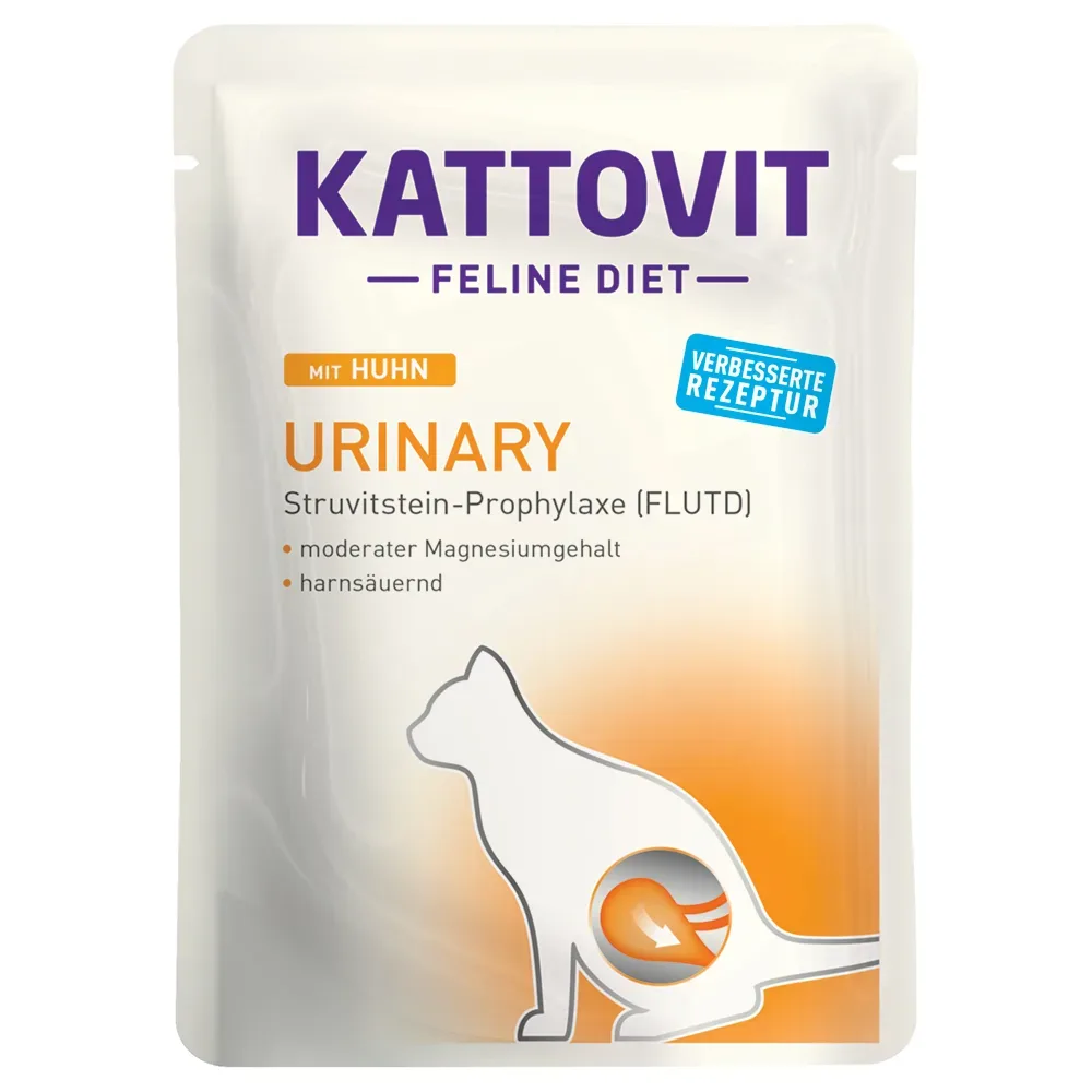 Kattovit Feline Urinary Pouch 24 x 85 g - Huhn