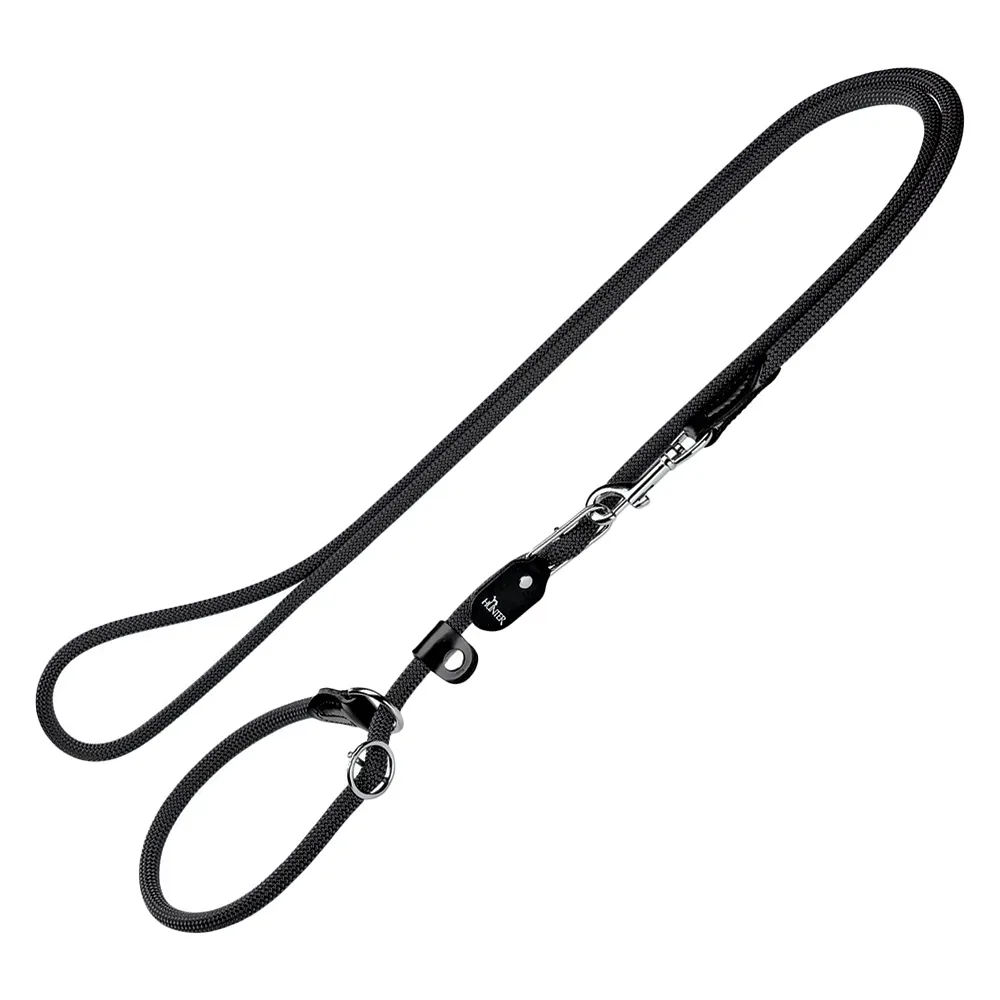 Hunter Retriever-Führleine Freestyle - 260 cm lang, Ø 10 mm, schwarz