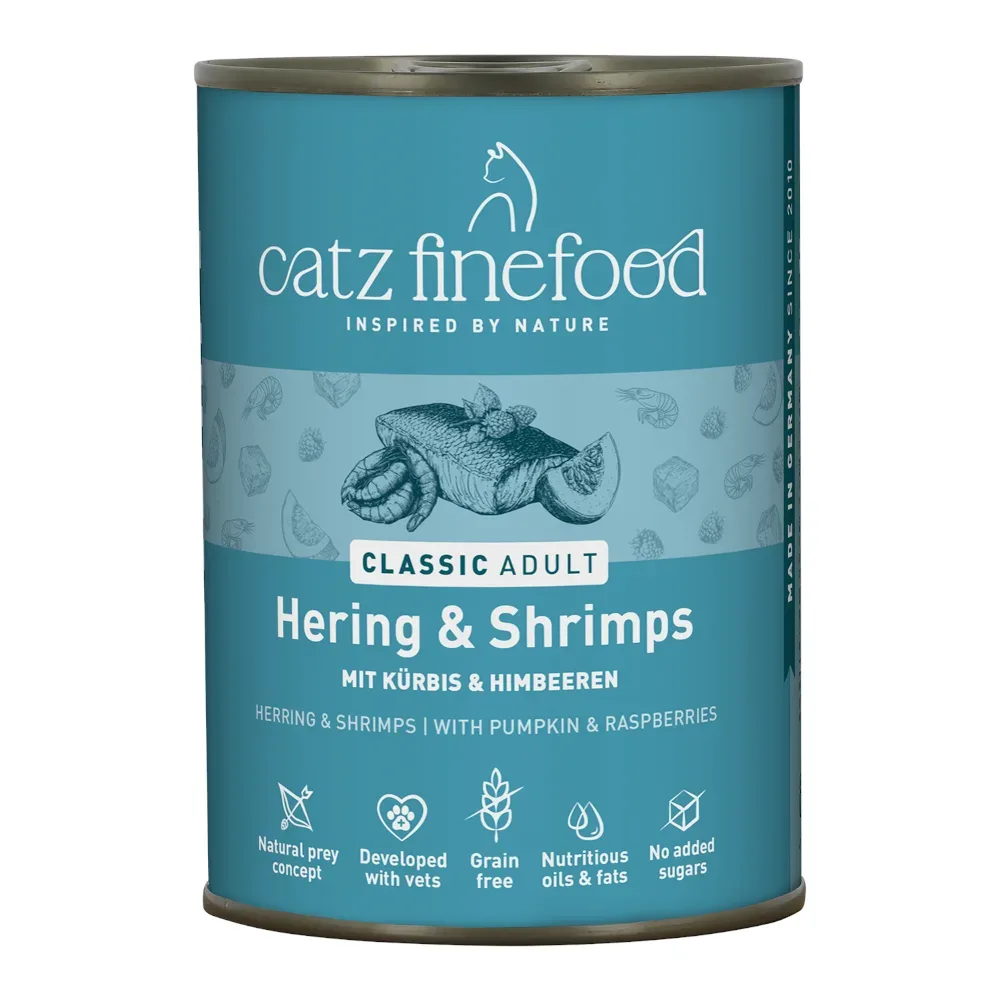 Sparpaket catz finefood 24 x 400 g - Hering & Shrimps