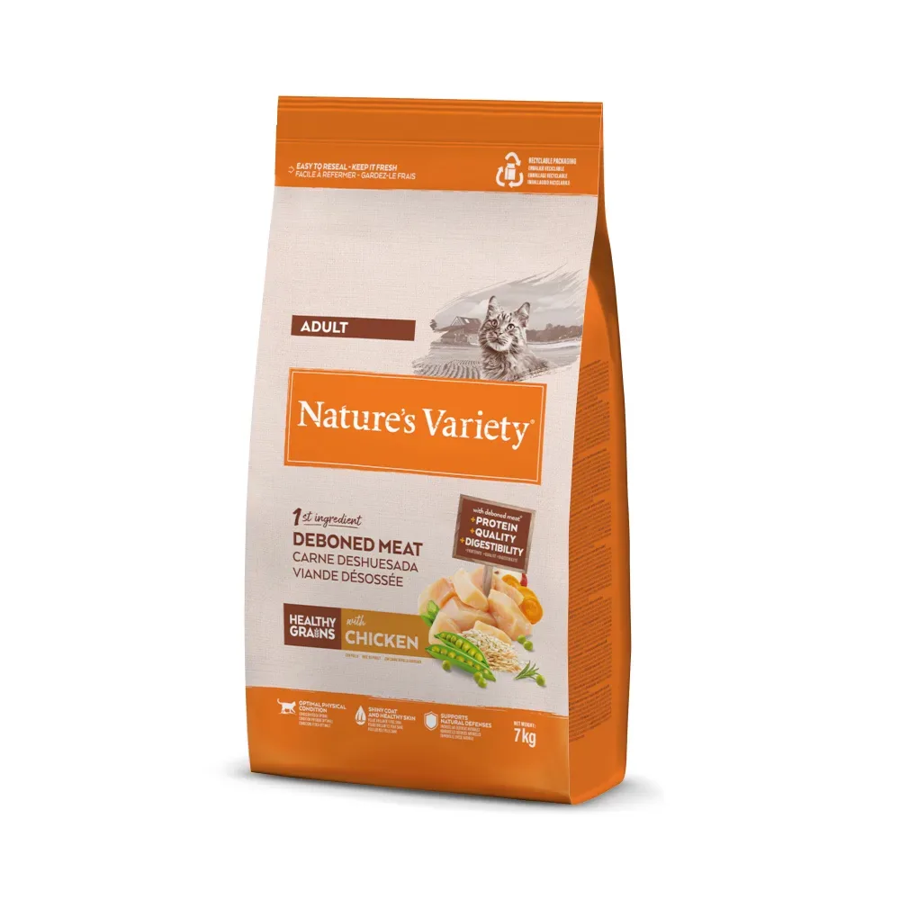 Nature's Variety Healthy Grains Adult Huhn - Sparpaket: 2 x 7 kg