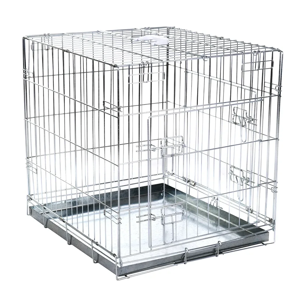 Zimmerkäfig Double Door mit Kuschelkissen - B 55 x T 78 x H 61 cm