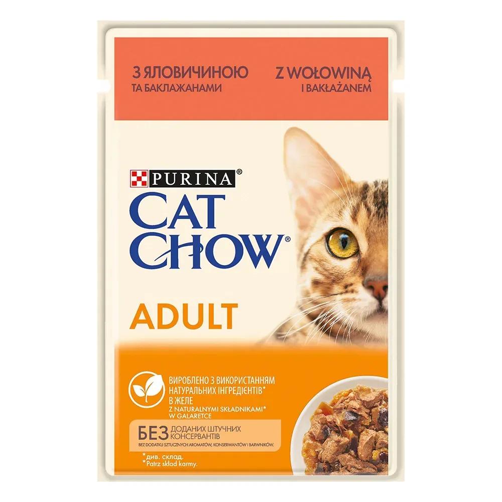 Sparpaket Cat Chow 52 x 85 g - Sensitive Lachs & Zucchini