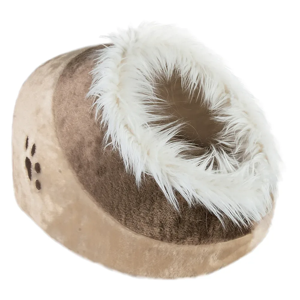 Trixie Kuschelhöhle Minou - L 41 x B 35 x H 26 cm - beige / braun