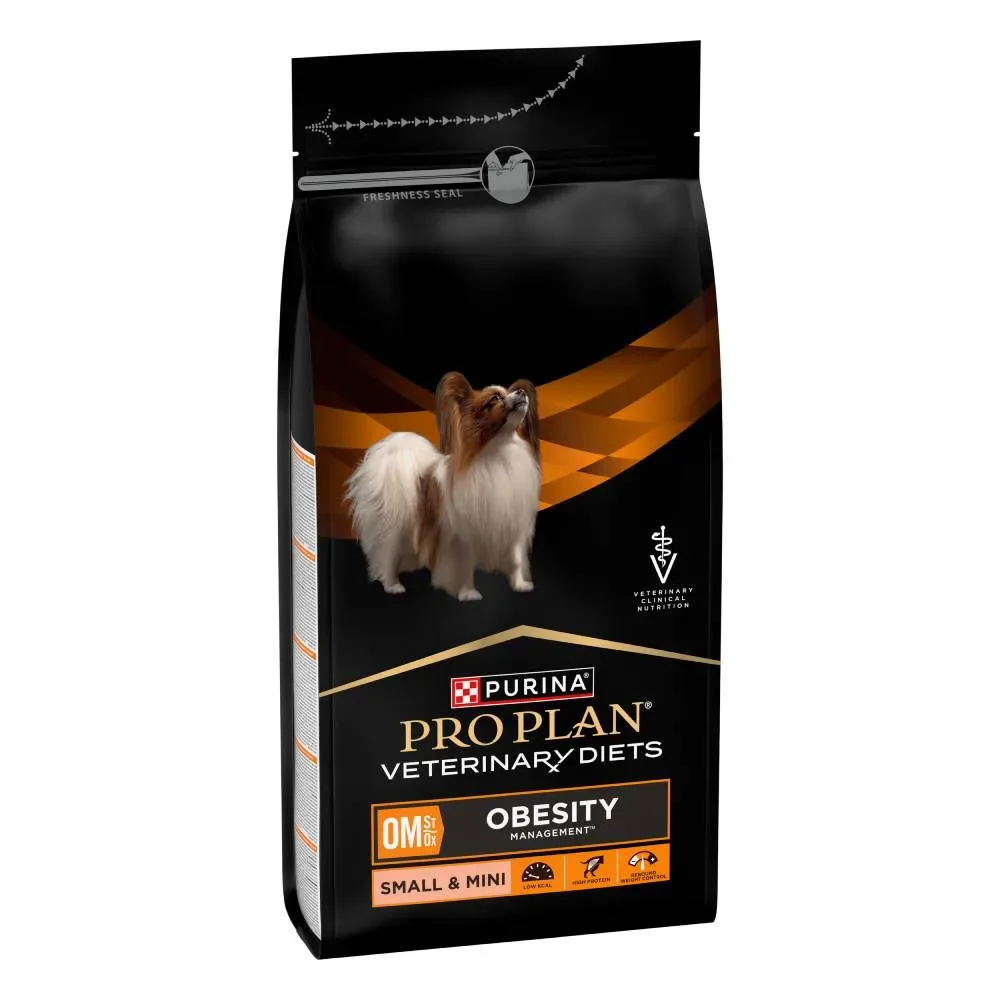 PURINA PRO PLAN Veterinary Diets OM Obesity Management Small & Mini - Sparpaket: 2 x 1,3 kg