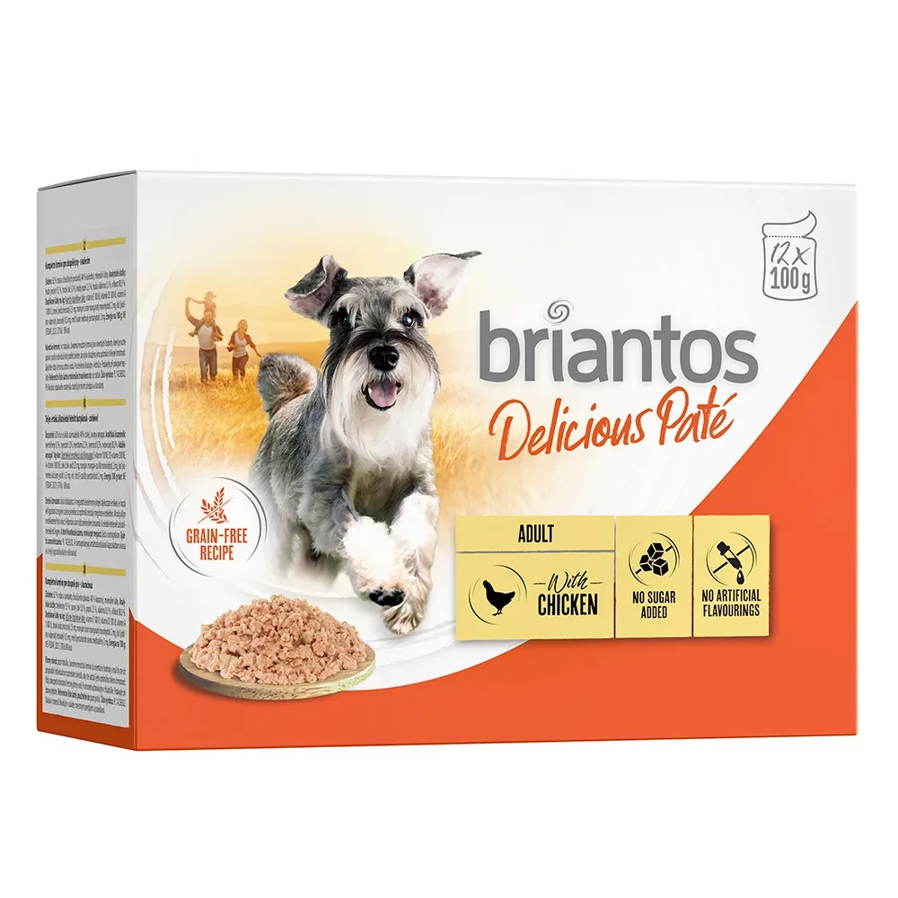 Briantos Delicious Paté 12 x 100 g - Huhn