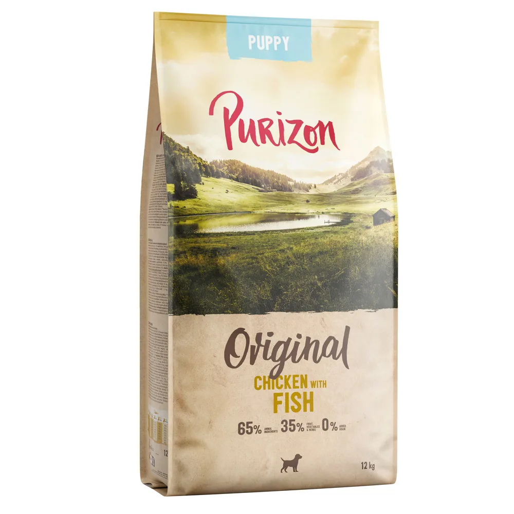 Purizon Puppy Huhn mit Fisch - getreidefrei - NEU Sparpaket: 2 x 12 kg
