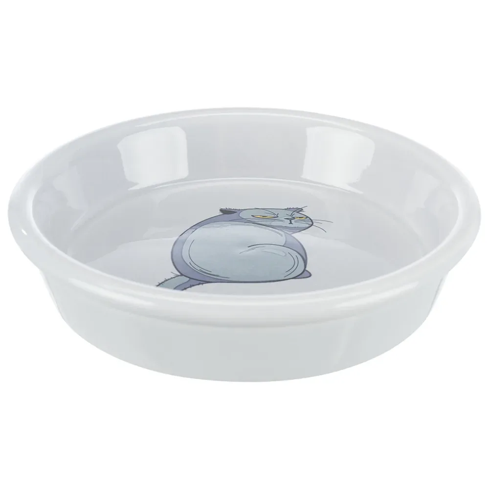 Trixie Keramiknapf mit Motiv - 250 ml, Ø 13 cm