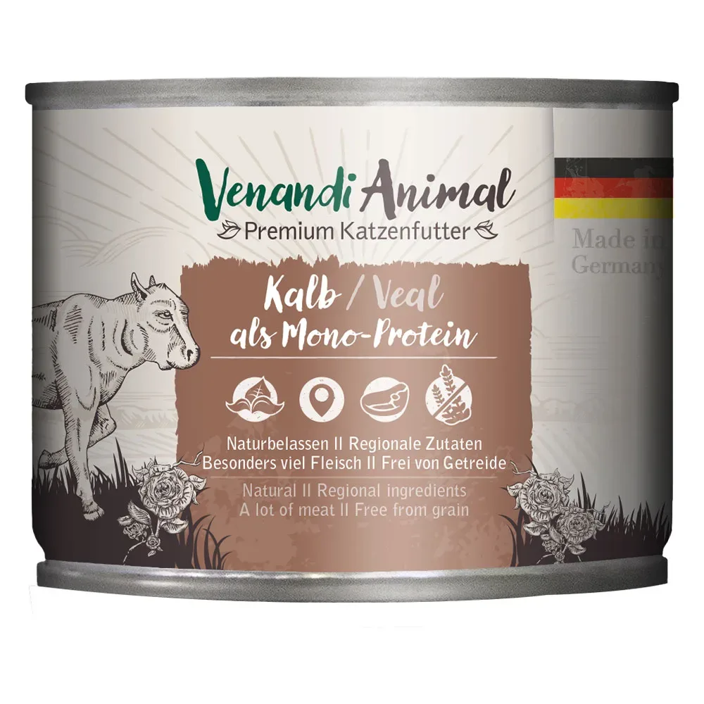 Venandi Animal Monoprotein 6 x 200 g - Kalb