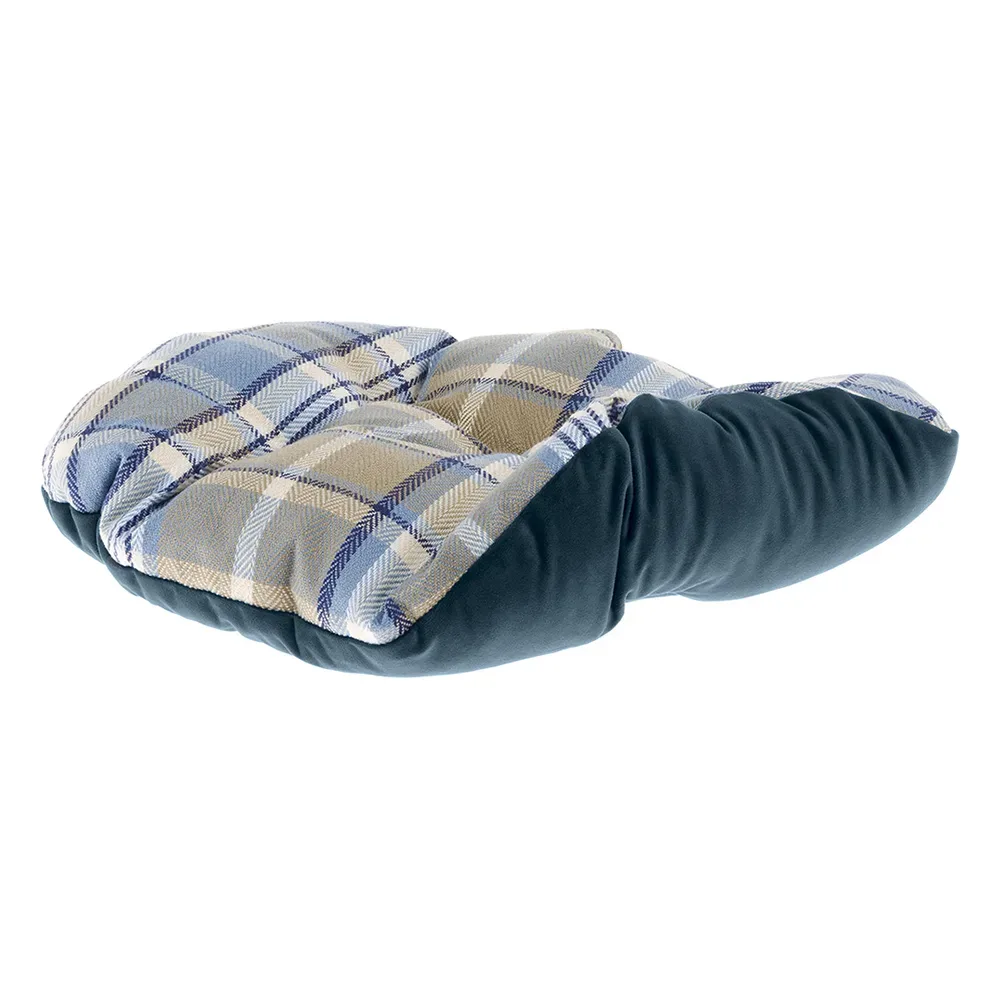 Ferplast Kuschelbett Charles, blau - Grösse 60: L 56 x B 42 x H 20 cm