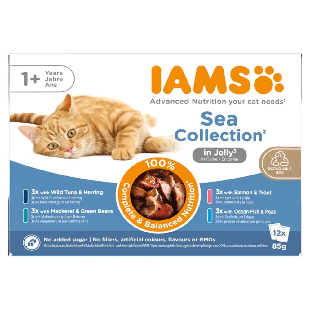 IAMS Advanced Nutrition Adult Sea Mix - in Sauce (12 x 85 g)