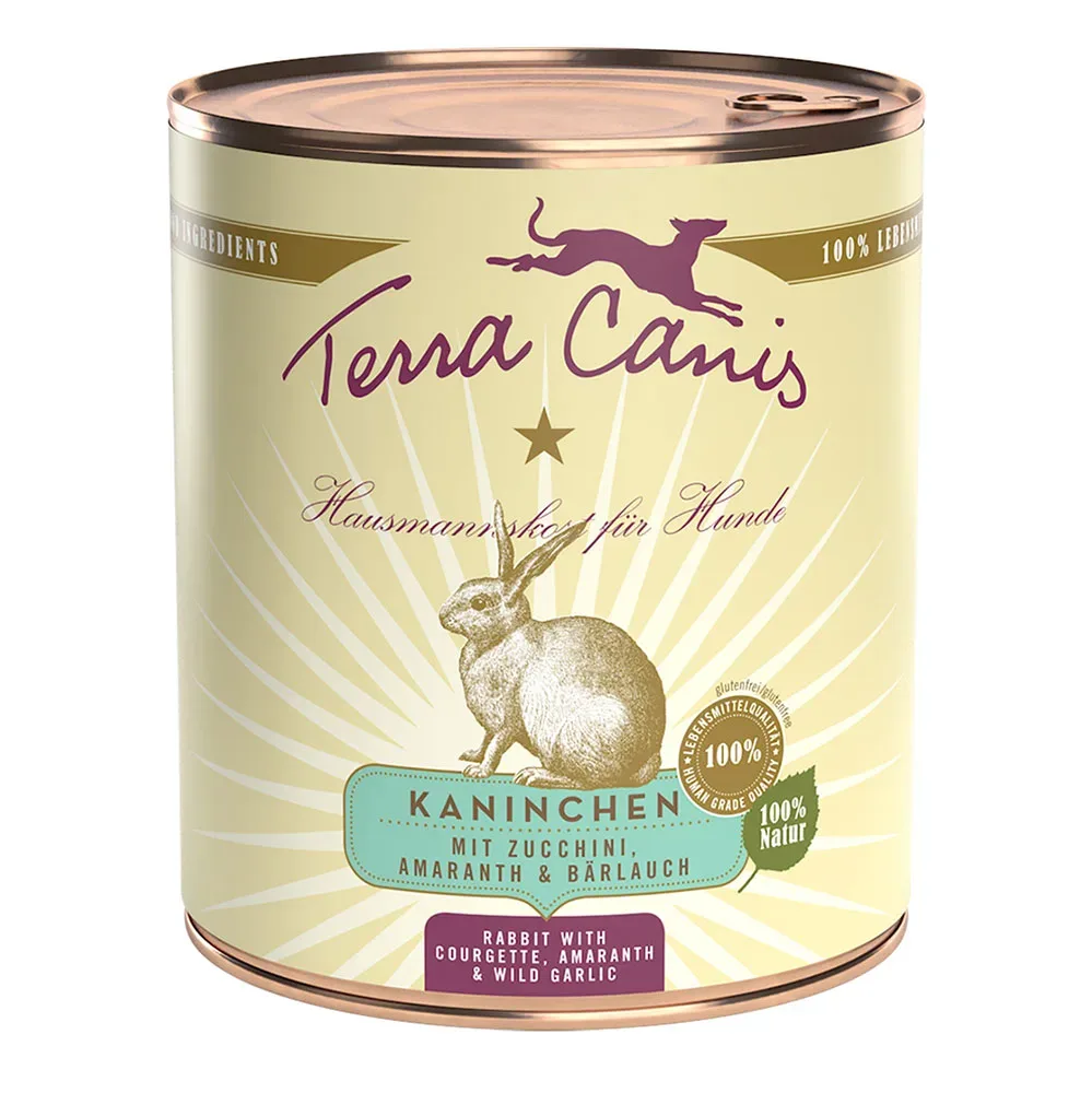 Sparpaket Terra Canis 12 x 800 g - Mix Kaninchen & Rind