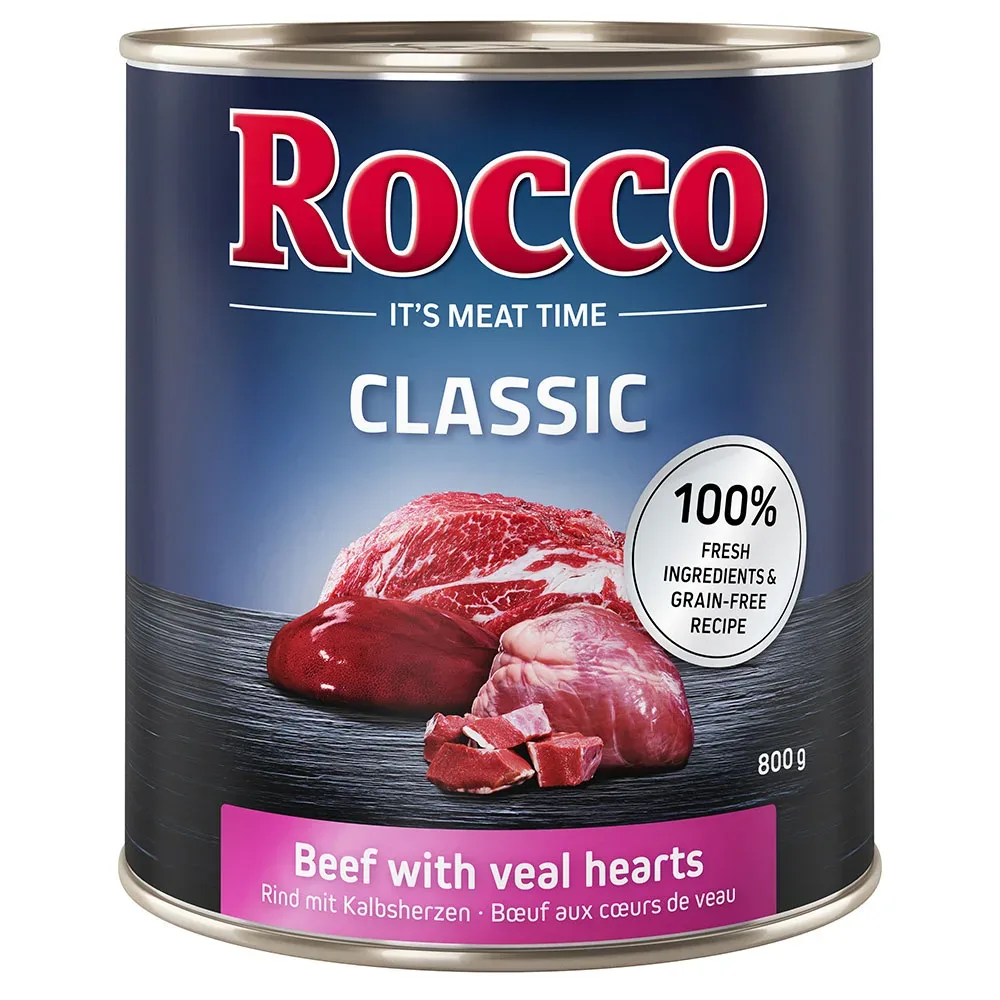 Sparpaket Rocco Classic 24 x 800 g - Rind mit Kalbsherzen