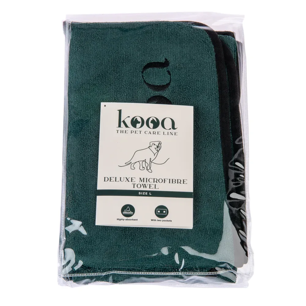 kooa Deluxe Mikrofaser Handtuch - M: L 90 x B 60 cm