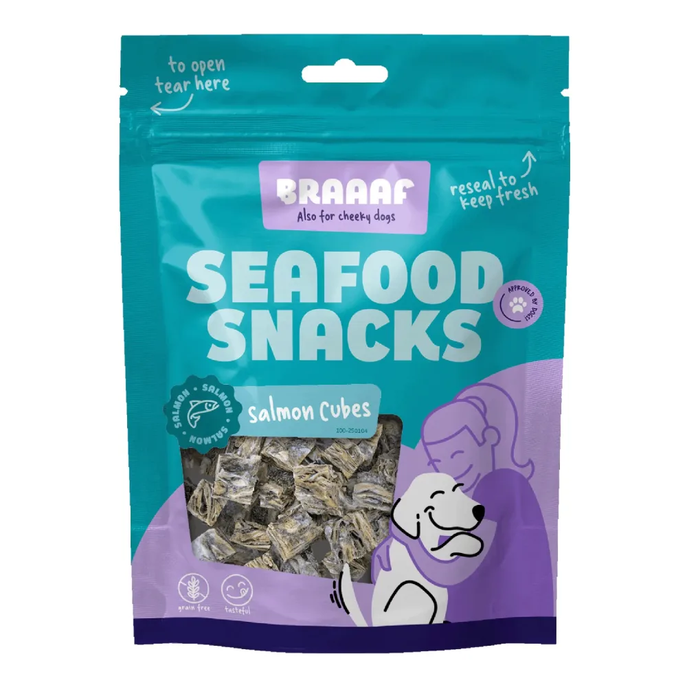 Braaaf Cubes mit Lachs - Sparpaket: 2 x 70 g