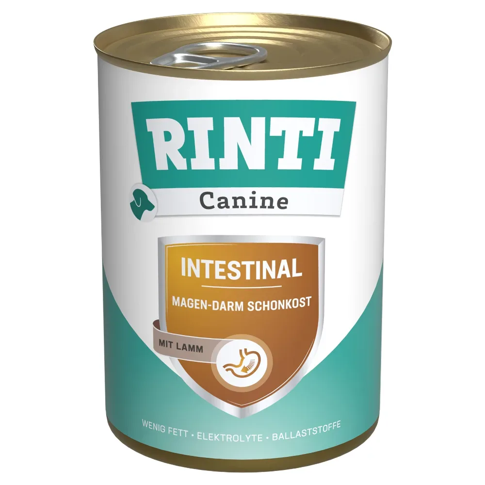 RINTI Canine Intestinal mit Lamm 400 g - Sparpaket: 24 x 400 g