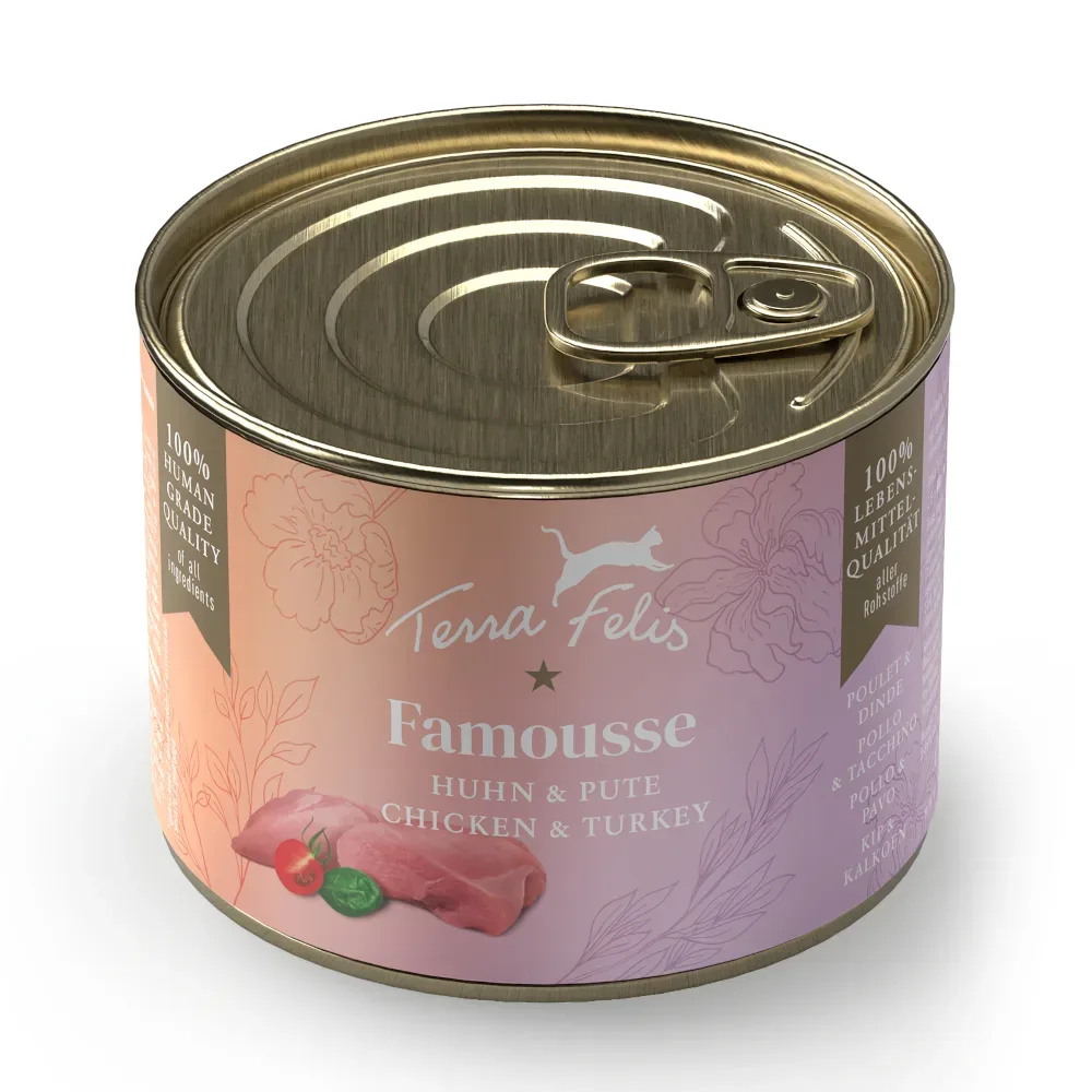 Sparpaket Terra Felis Famousse 24 x 200 g - Huhn