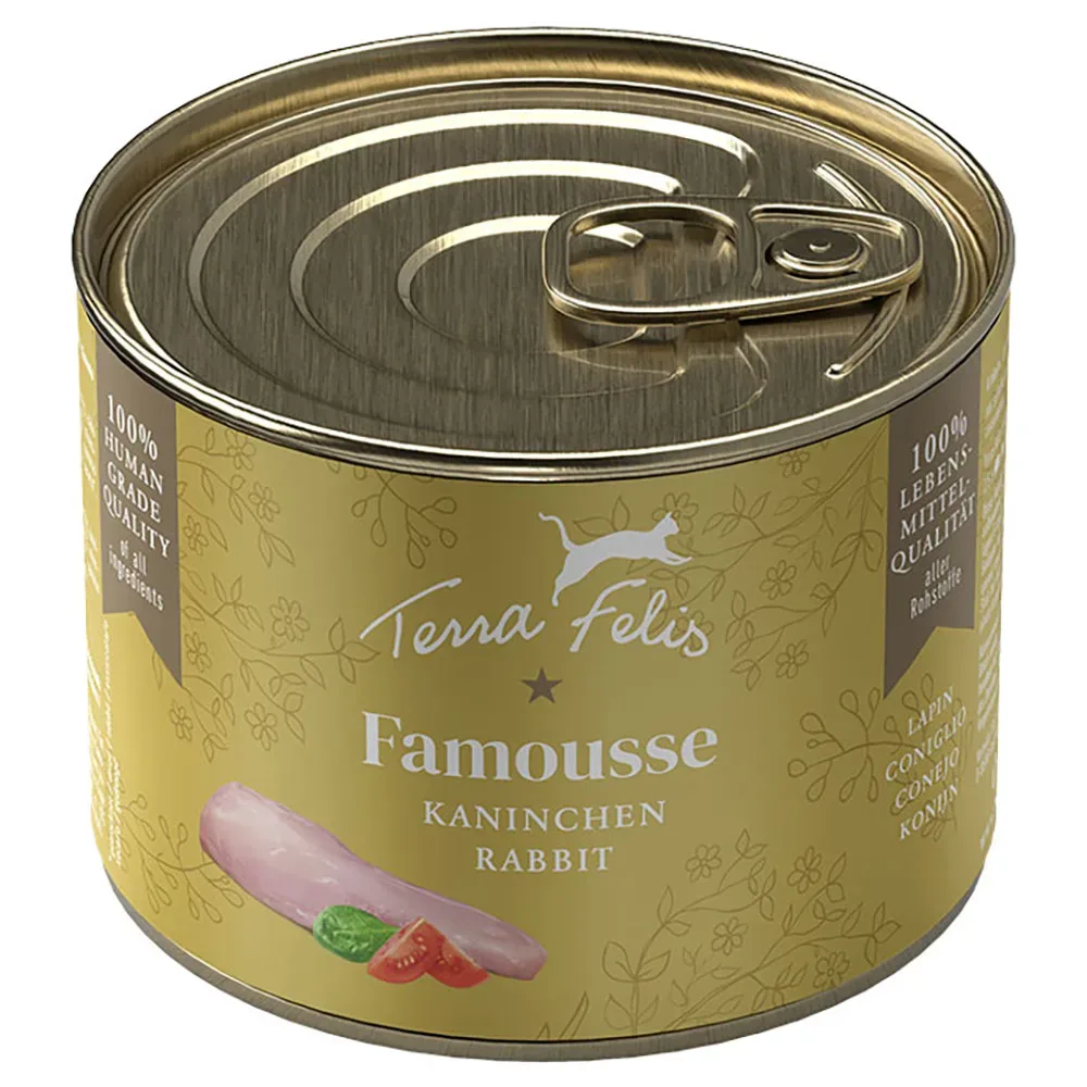 Terra Felis Famousse 12 x 200 g - Kaninchen