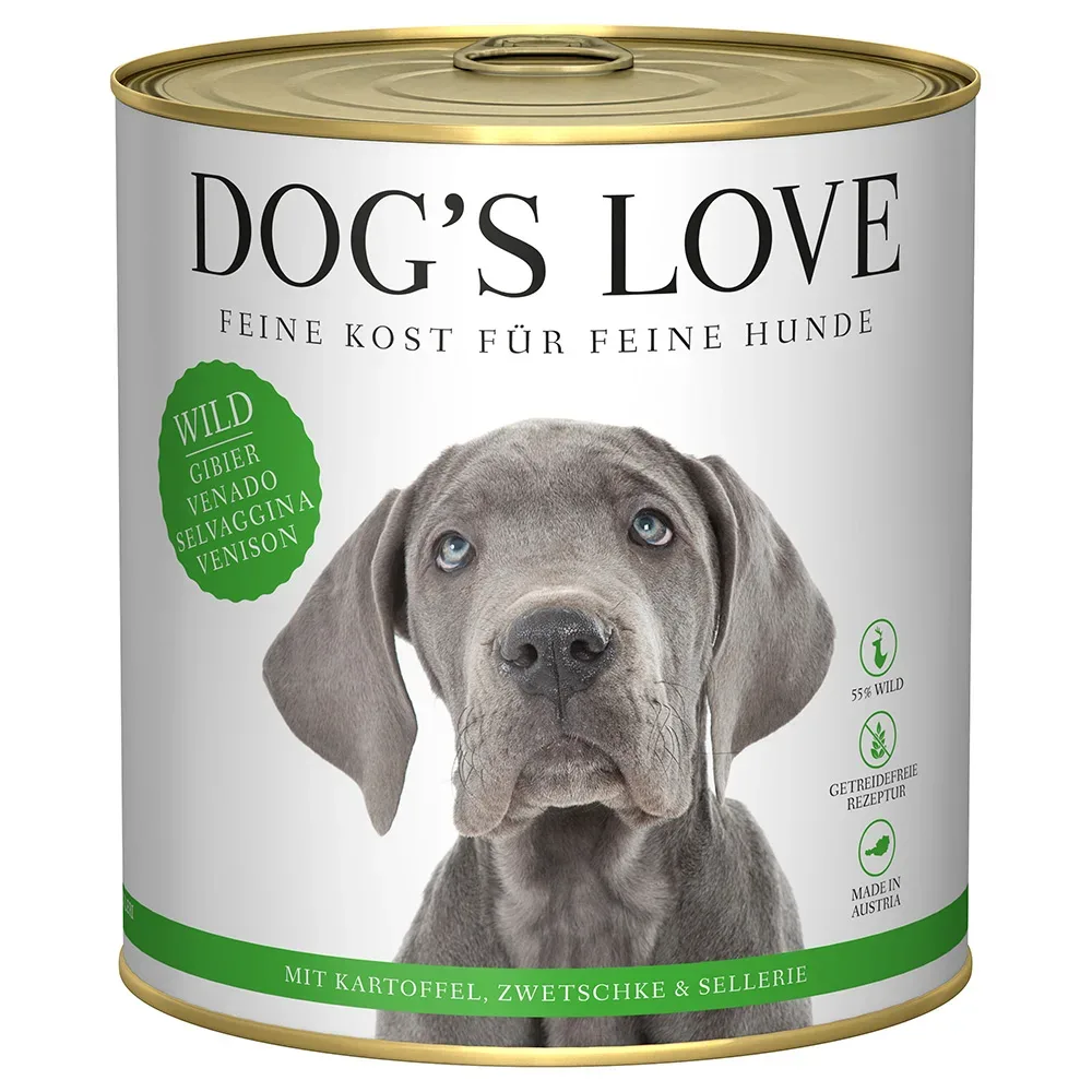 Dog´s Love Adult 6 x 800 g - Lamm