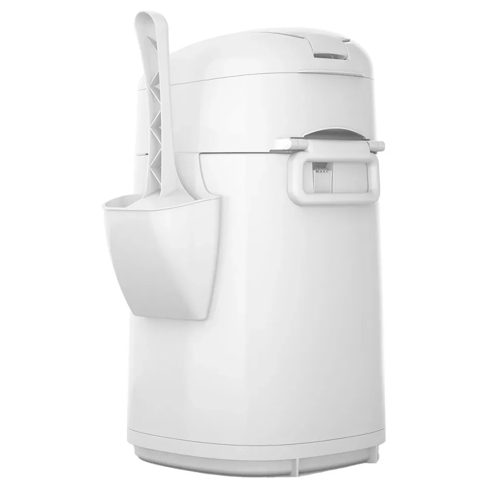 LitterLocker® Genie Katzenstreu-Entsorgungseimer, weiss - Sparset: LitterLocker®, weiss + 3 Nachfüllkassetten
