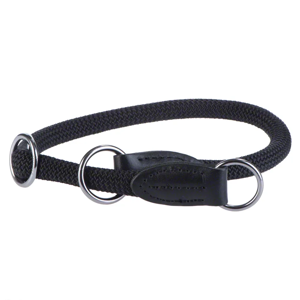 Hunter Hundehalsband Freestyle, schwarz - Grösse 50: verstellbar bis max. 50 cm, Ø 10 mm