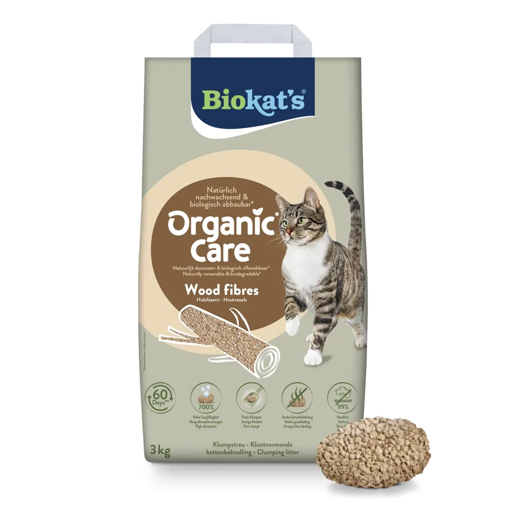 Biokat?s Organic Care Holzfasern - 8 l (ca. 3 kg)