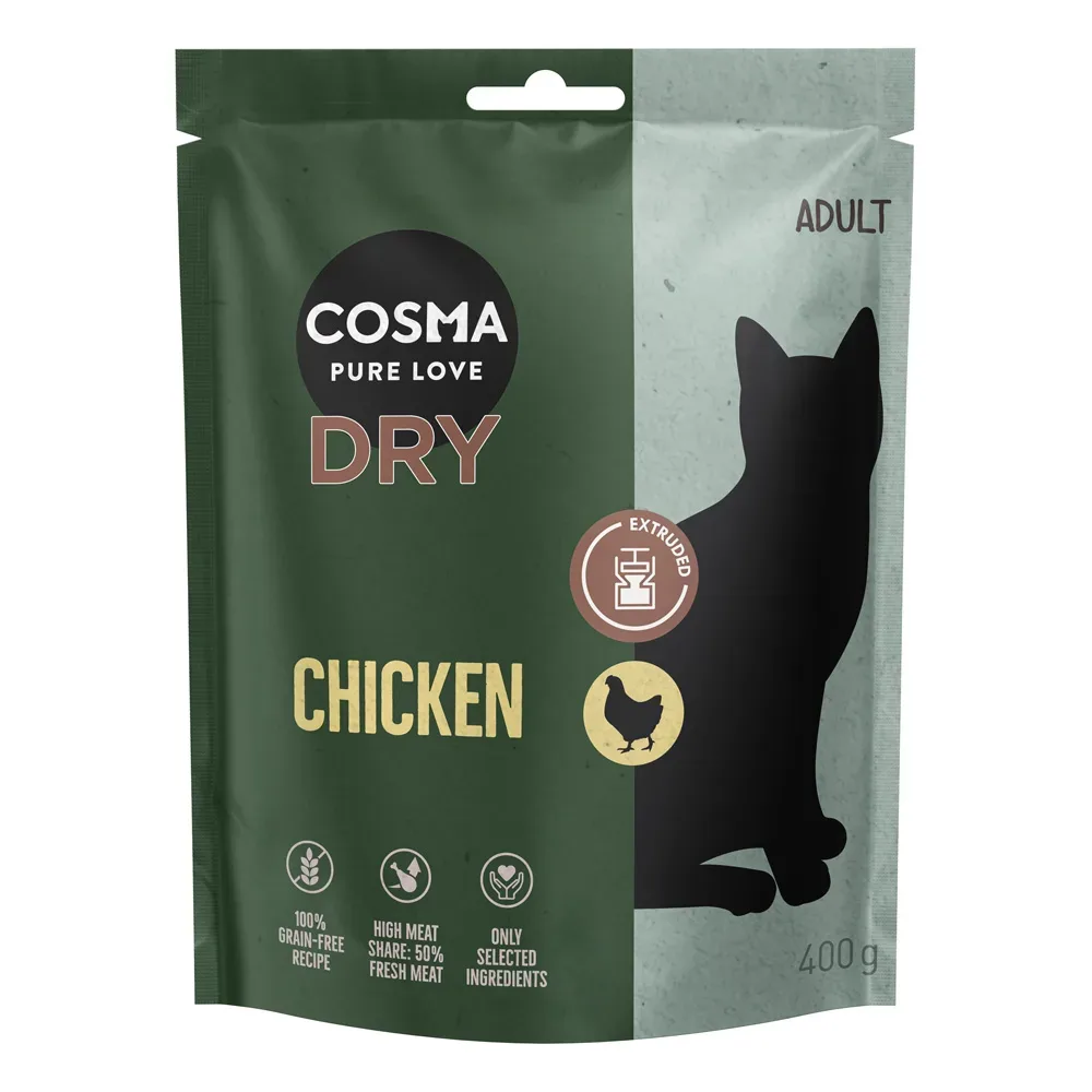 Cosma Extruded Trockenfutter Huhn - 400 g