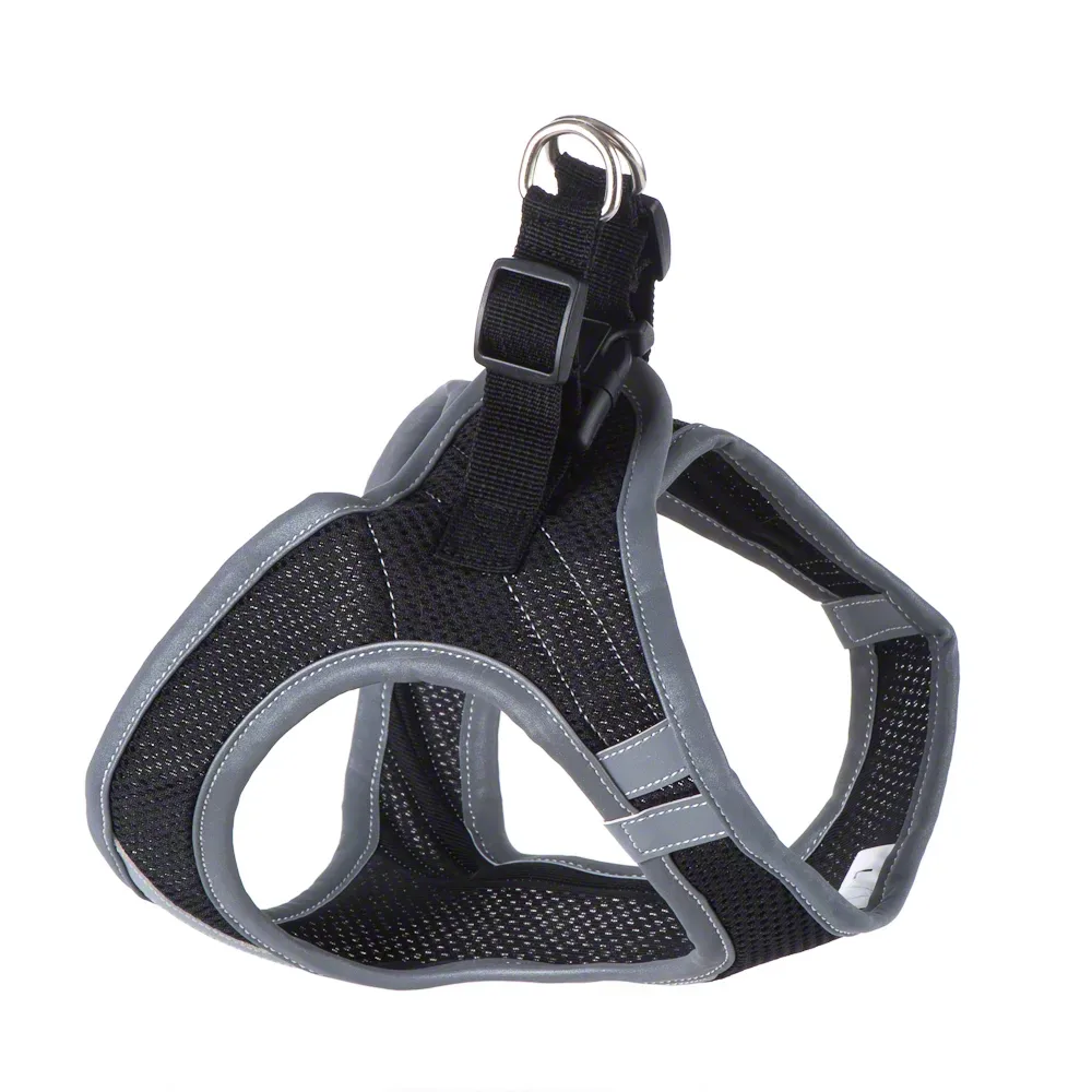 zooplus Exclusive Hunde-Softgeschirr Feel Free, schwarz - Grösse S: 40 - 44 cm Brustumfang