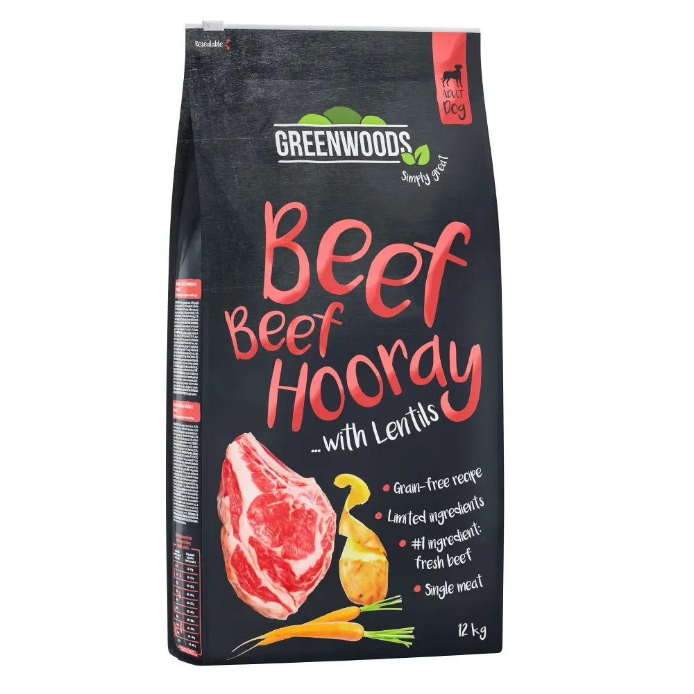 Greenwoods Rind mit Linsen, Kartoffeln und Karotten - 1,5 kg